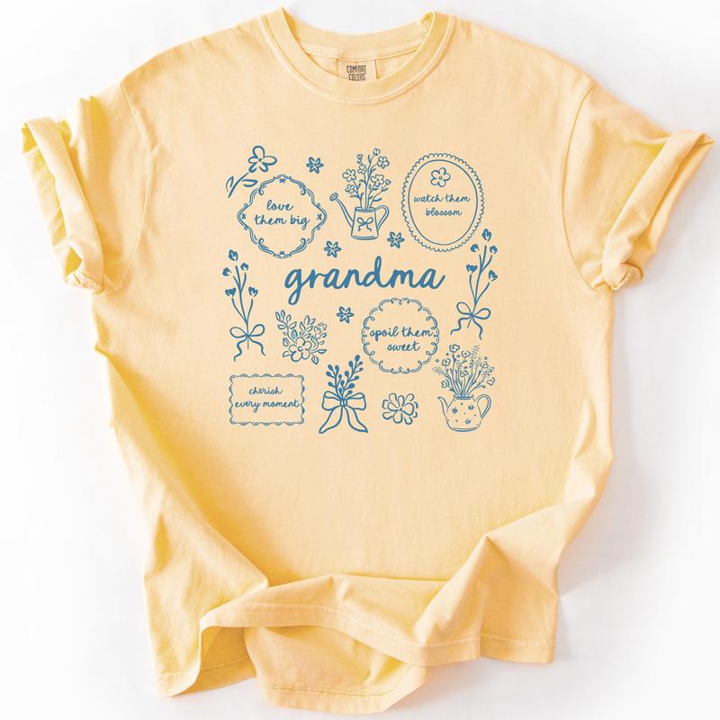 Personalized Comfort Tee for Moms & Grandmas