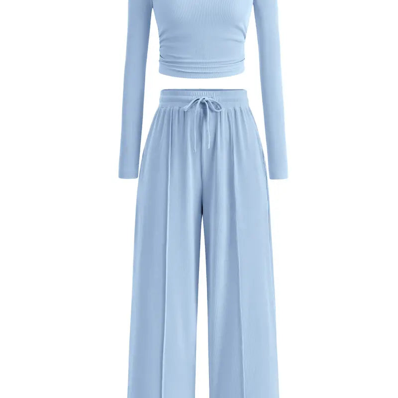 2-Piece Ribbed Knit Set