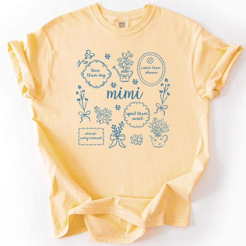 Personalized Comfort Tee for Moms & Grandmas