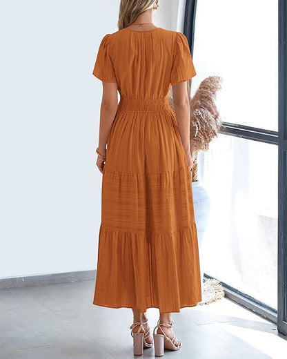 Boho Style Casual Maxi Dress