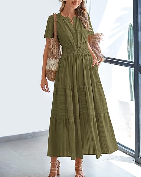 Boho Style Casual Maxi Dress