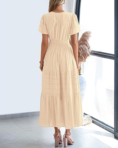 Boho Style Casual Maxi Dress