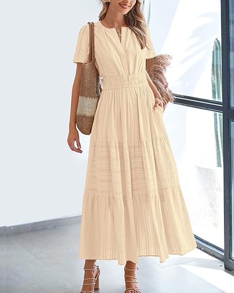 Boho Style Casual Maxi Dress