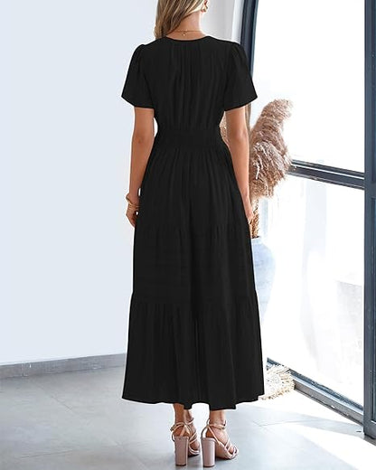 Boho Style Casual Maxi Dress