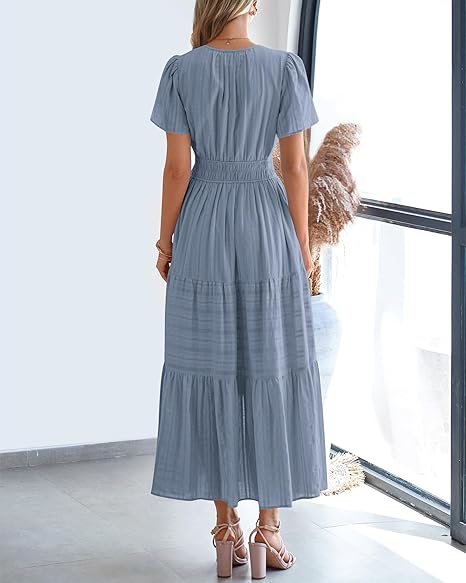 Boho Style Casual Maxi Dress