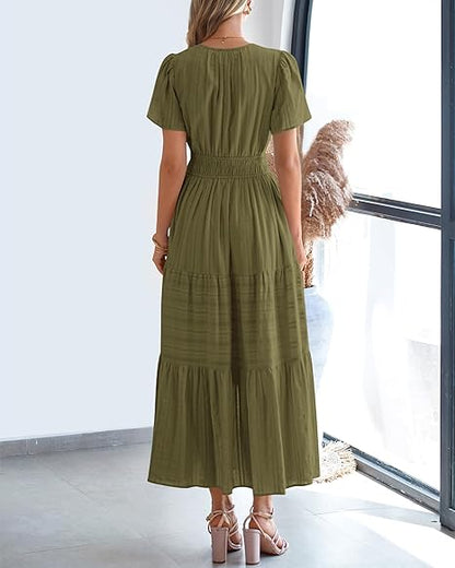 Boho Style Casual Maxi Dress