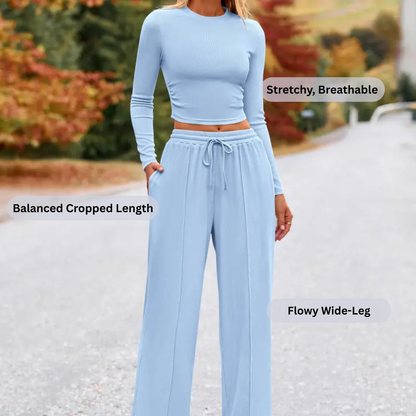 2-Piece Ribbed Knit Set