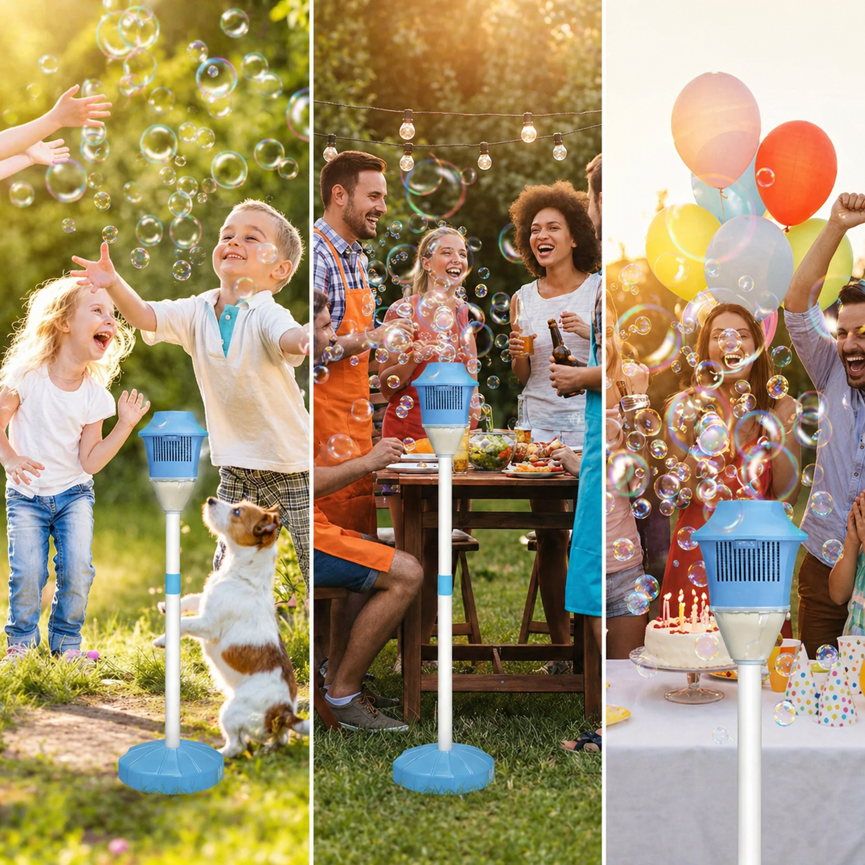 Automatic Bubble Machine for Kids