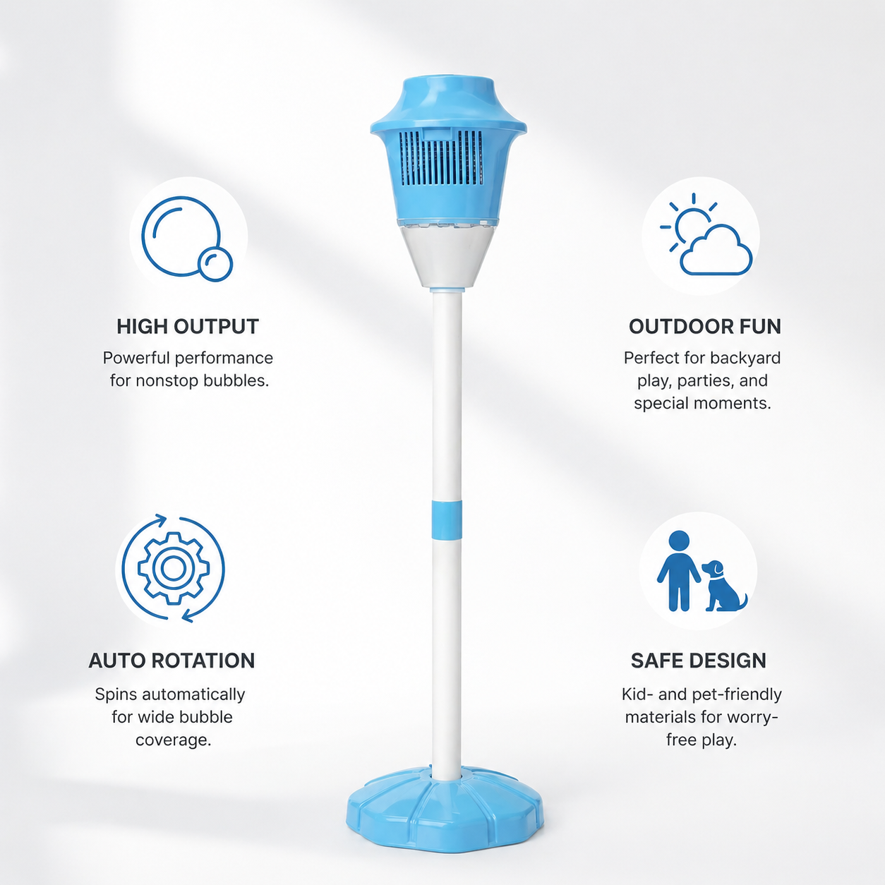 Automatic Bubble Machine for Kids