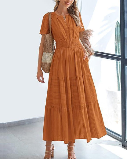 Boho Style Casual Maxi Dress