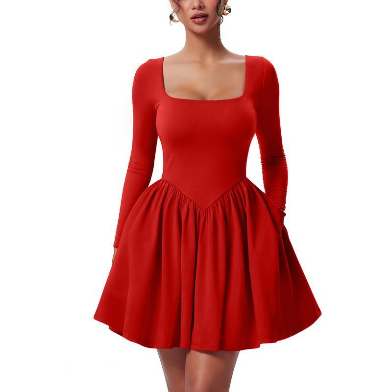Elegant and feminine A-line mini dress