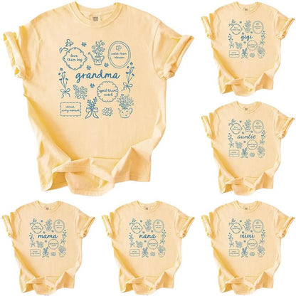 Personalized Comfort Tee for Moms & Grandmas