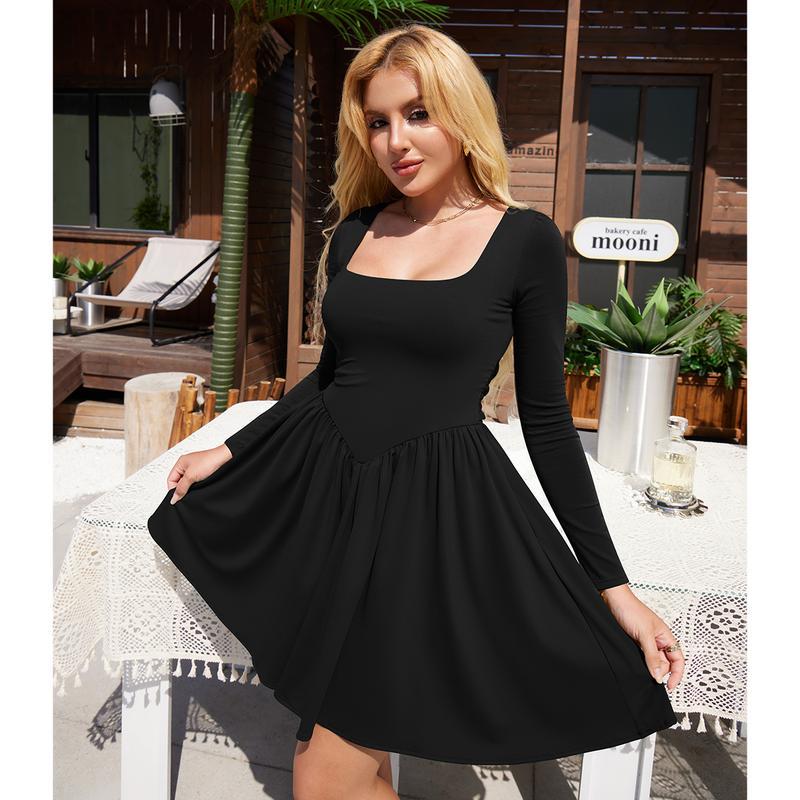 Elegant and feminine A-line mini dress