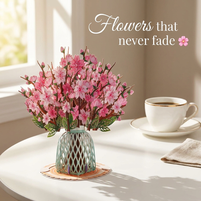 Elegant 3D Flower Card for Mom