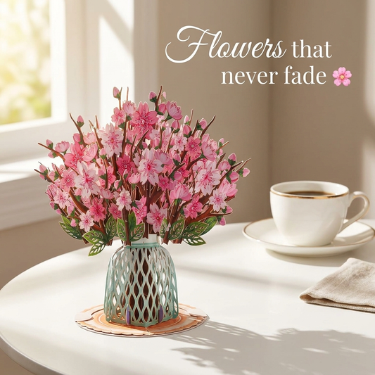 Elegant 3D Flower Card for Mom