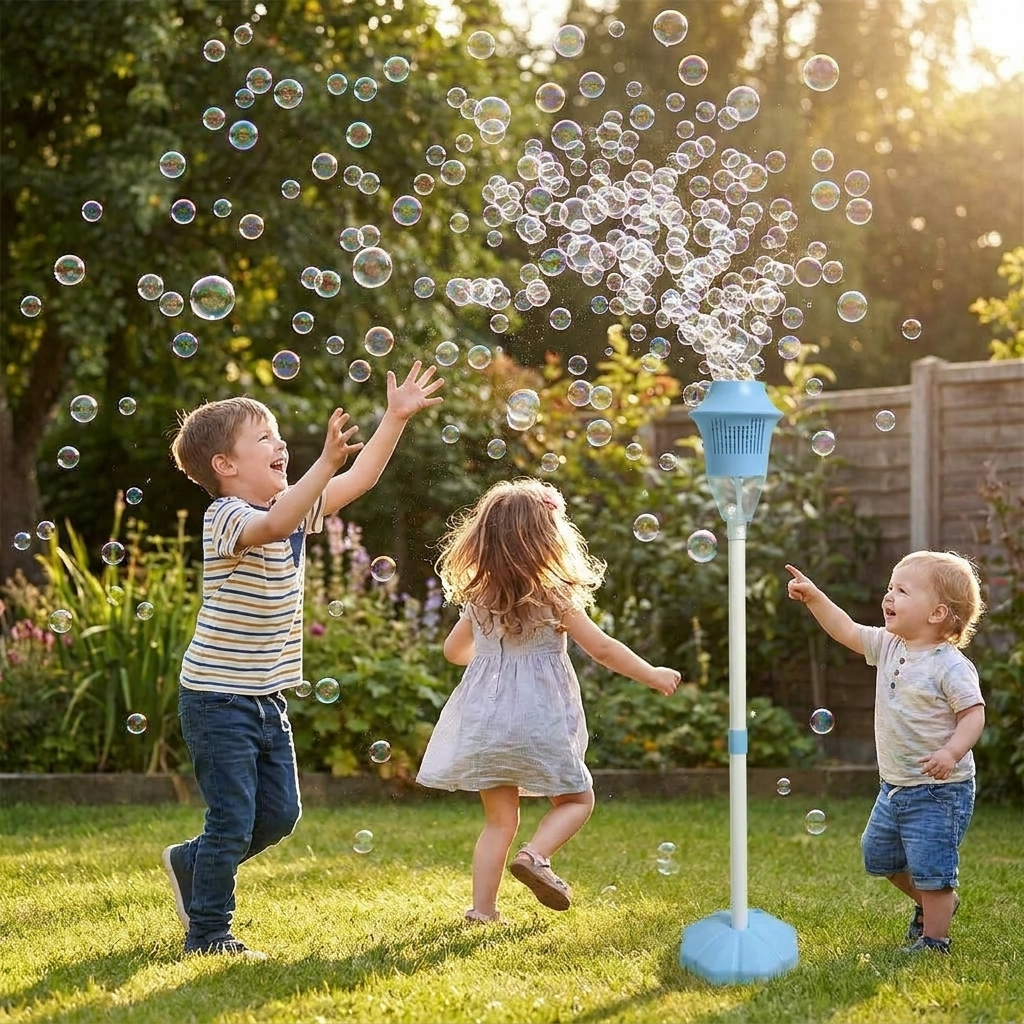 Automatic Bubble Machine for Kids