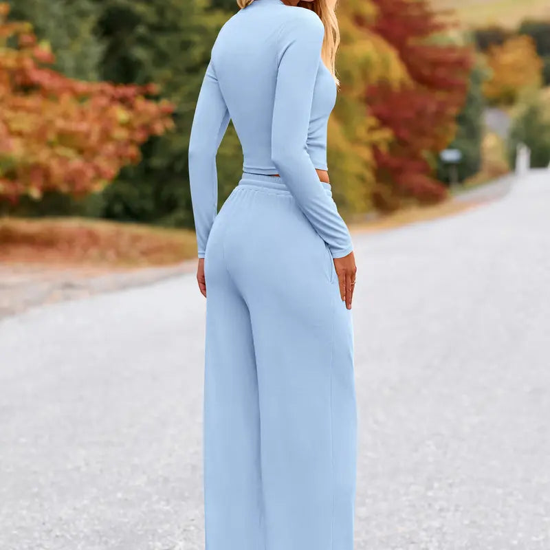 2-Piece Ribbed Knit Set