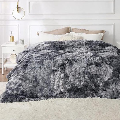 Bedsure Soft Fluffy Fuzzy Blanket for Winter, Cozy Plush Sherpa Fleece Faux Fur Blanket, Thick Warm Christmas