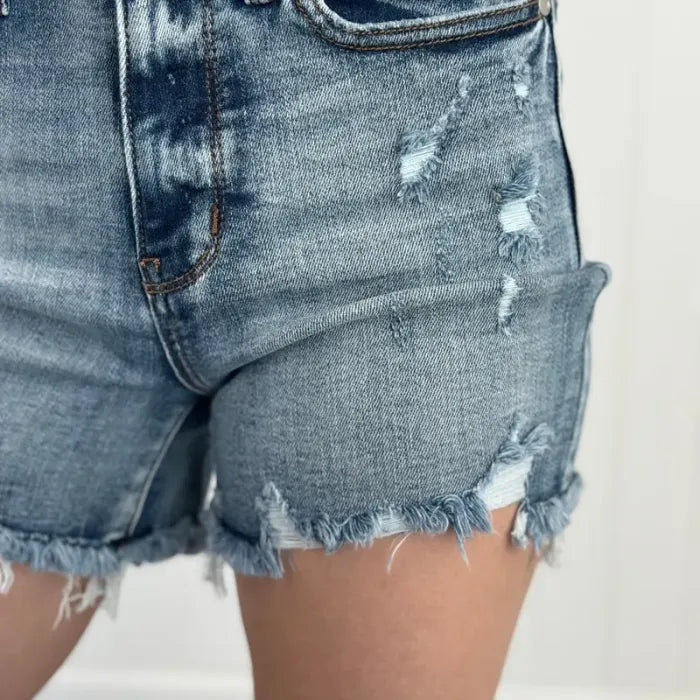 Bombshell Babe Adjustable Button Short