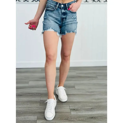 Bombshell Babe Adjustable Button Short